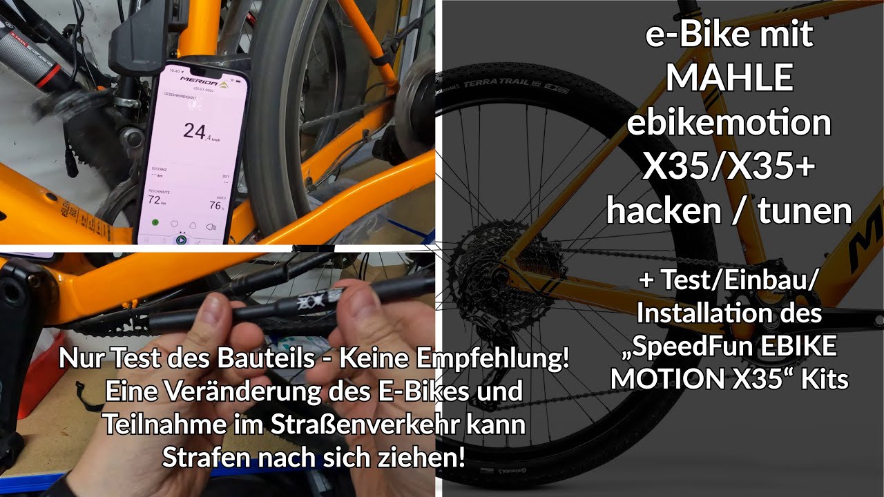 E-Bike Tuning - SpeedFun Ghost for Mahle Ebikemotion X35 and X35+ ++ Mehr Speed!