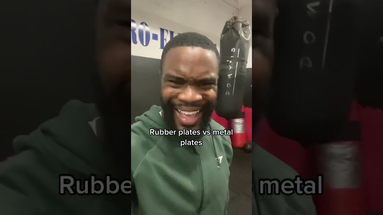 Why do the metal plates feeling heavier than rubber plates?