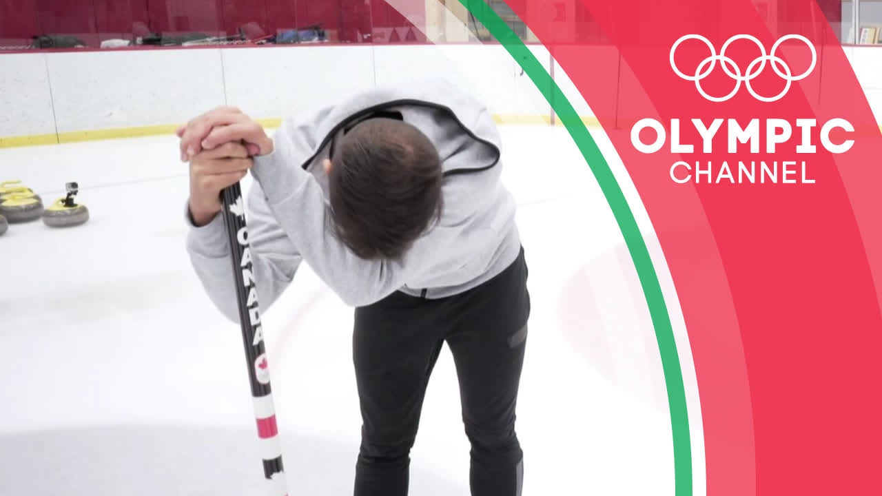 Kaitlyn Lawes Challenges @PWGFreestyle to a Curling Workout | Hitting the Wall