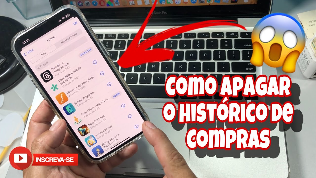 COMO APAGAR O HISTÓRICO DE COMPRAS - OCULTAR APPS NAS COMPRAS - COMPRAS DO SEU APPLE ID