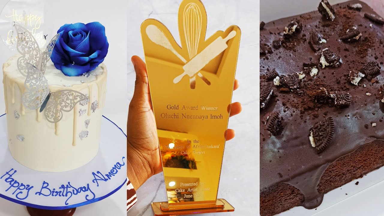 Decorate a Chocolate drip buttercream cake with me
