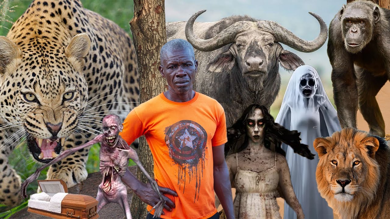 Eeii😒WONDRS ,I met a tall black old man who turned into a Big lion with fire coming from the mouth