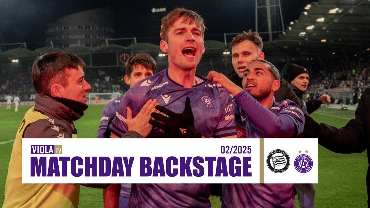 Extended Cut: Matchday Backstage: Sturm Graz - Austria Wien 0:2 (02/2025) #faklive #violatv