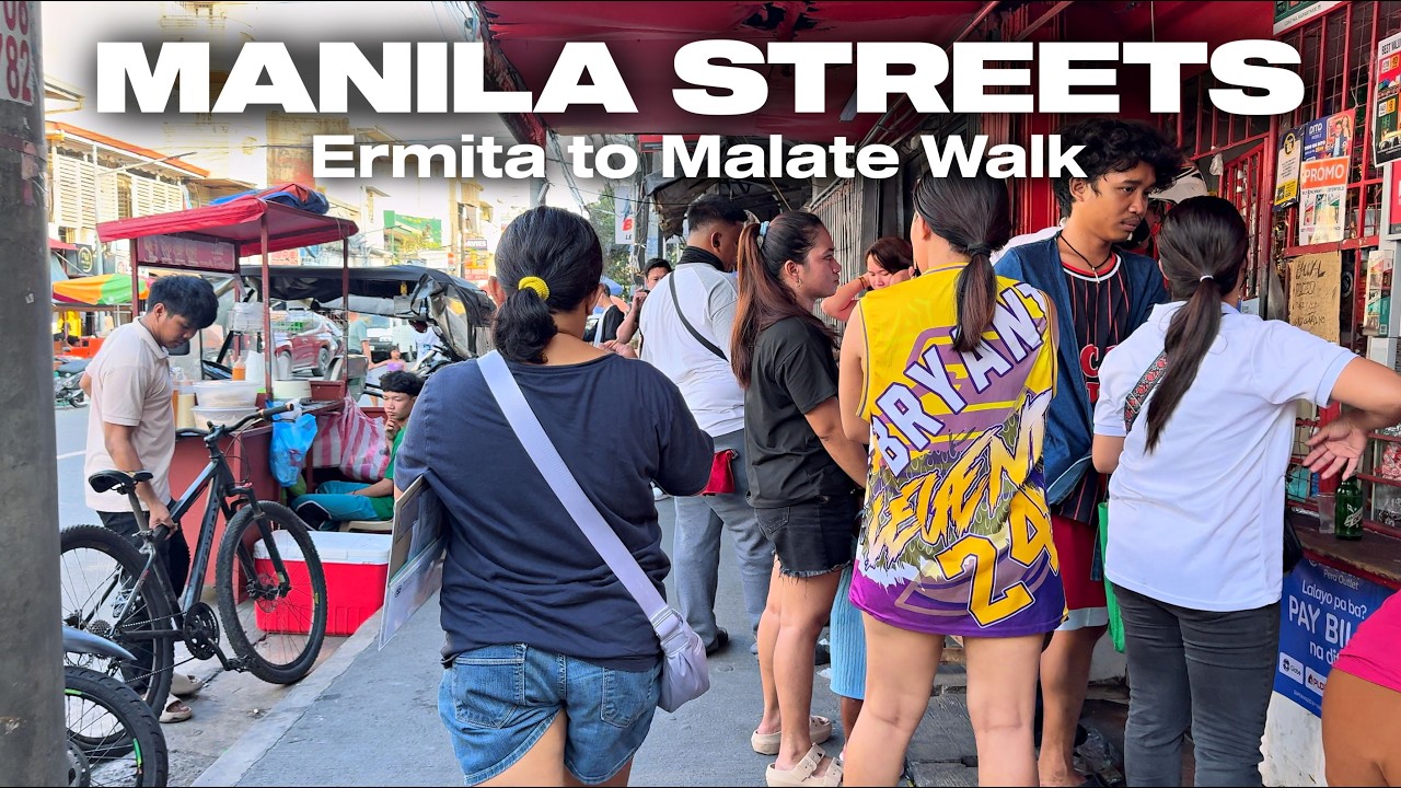 Quick Look around Ermita and Malate Manila Philippines [4K HDR]