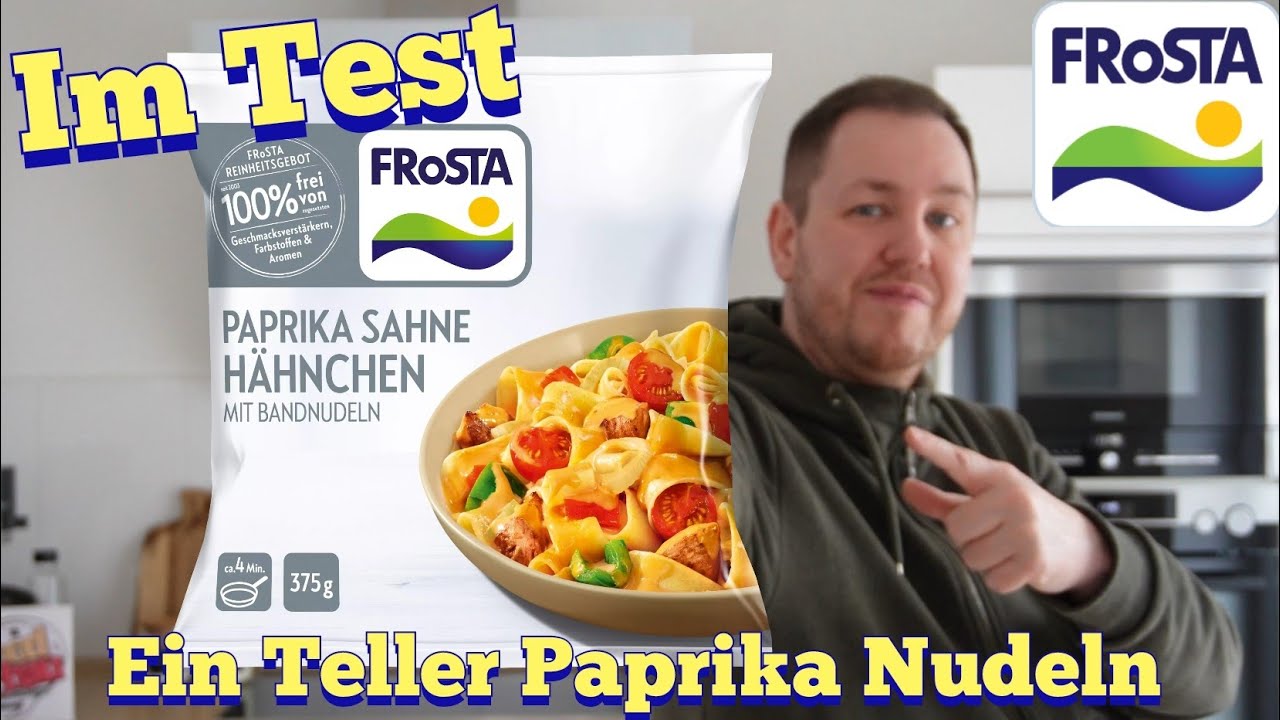 FRoSTA: Paprika Sahne Hähnchen mit Bandnudeln im Test