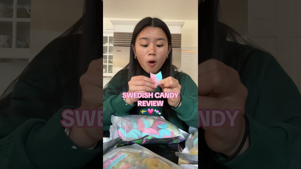 полное видео на тикток!💗🍬 @slaykathyj #swedishcandy #bubs #review #shorts @poppincandyofficial