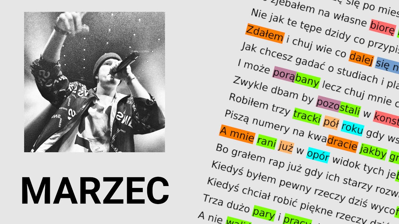 Marzec - Bezsens | Rym za rymem