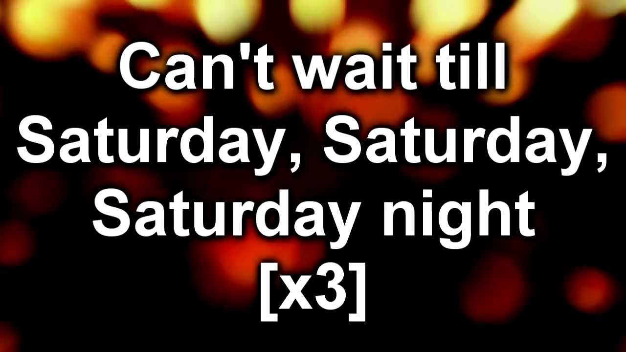 Jedward - Saturday Night [with lyrics]