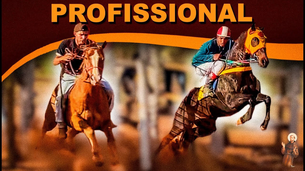Fui na Corrida de Cavalo Profissional