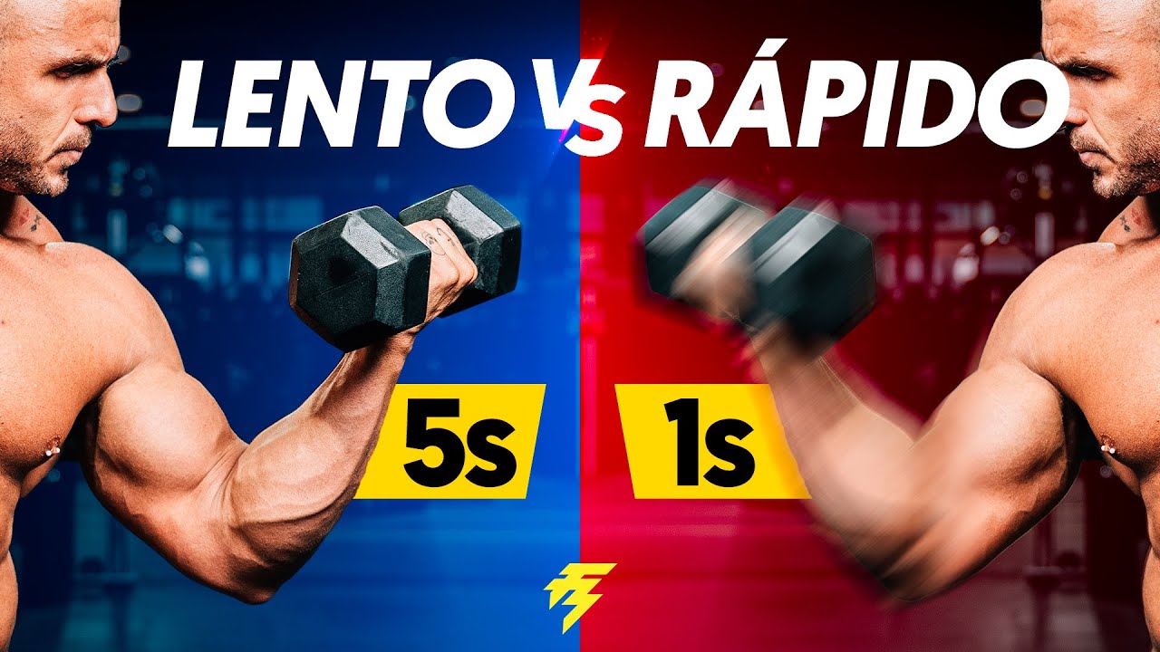 C&Oacute;MO HACER LAS REPETICIONES para GANAR MASA MUSCULAR (r&aacute;pido vs. lento)