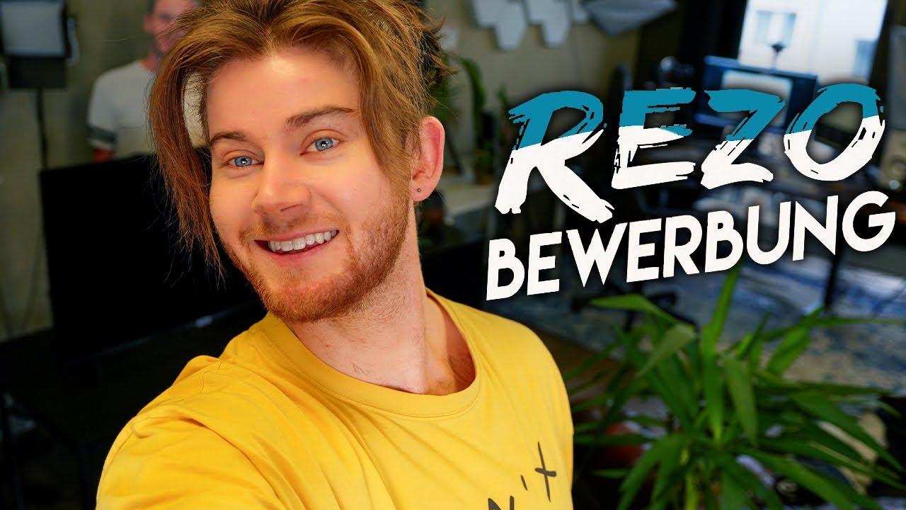 Meine Bewerbung an Rezo.