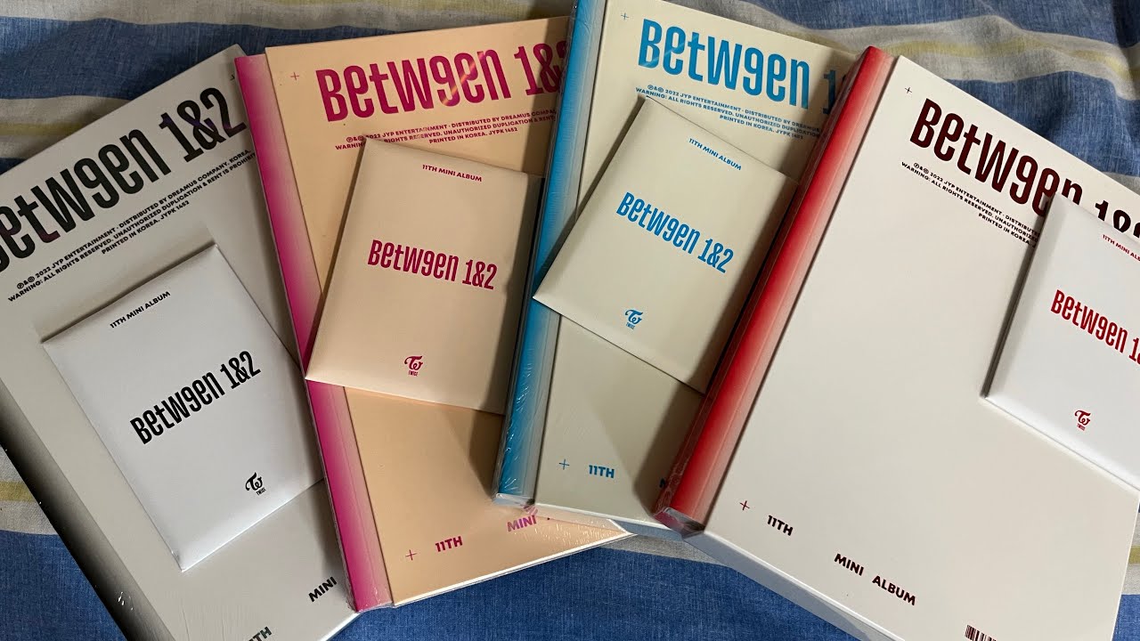 [ASMR] TWICE Between 1&2 Album Unboxing - All Versions*