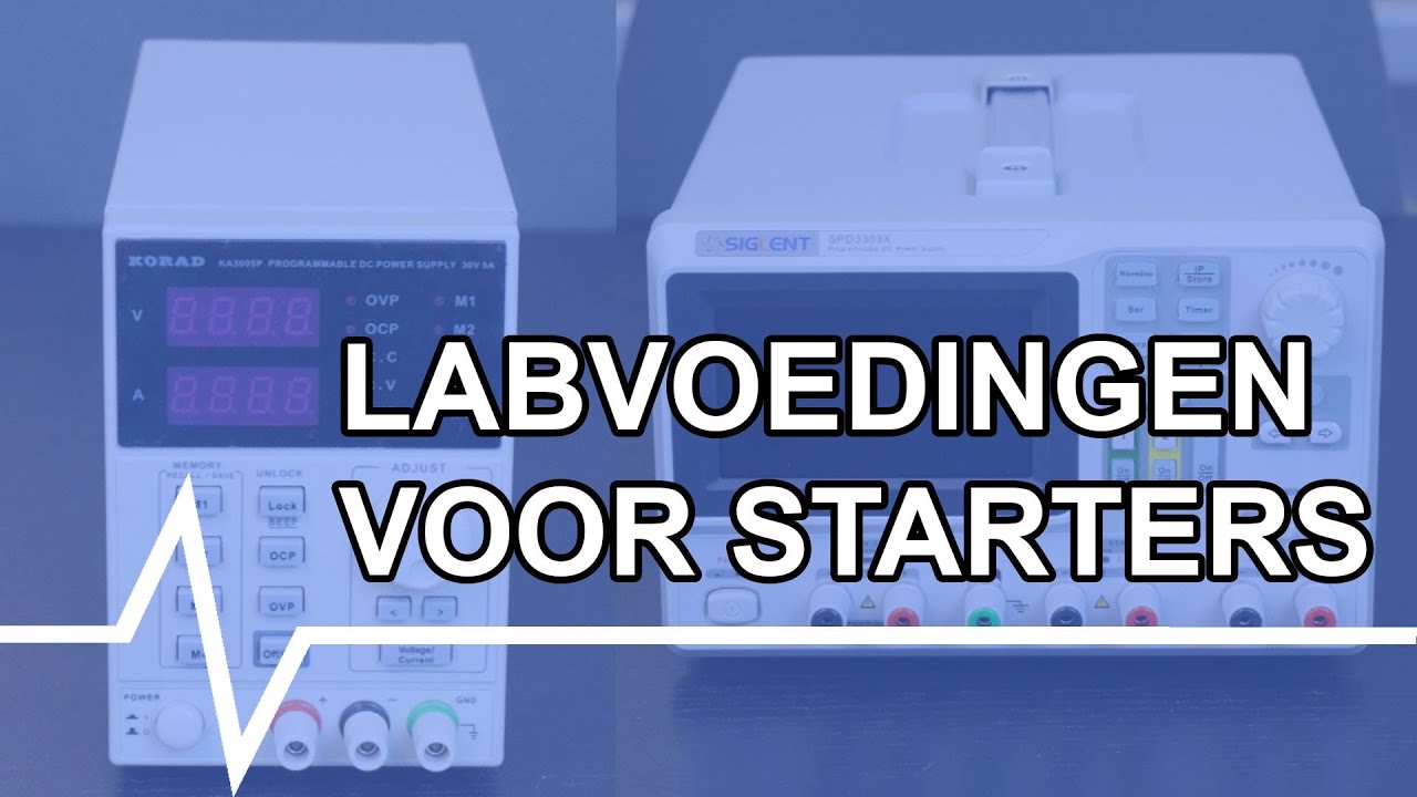 Labvoedingen voor starters - Korad KA3005P, Siglent SPD3303X