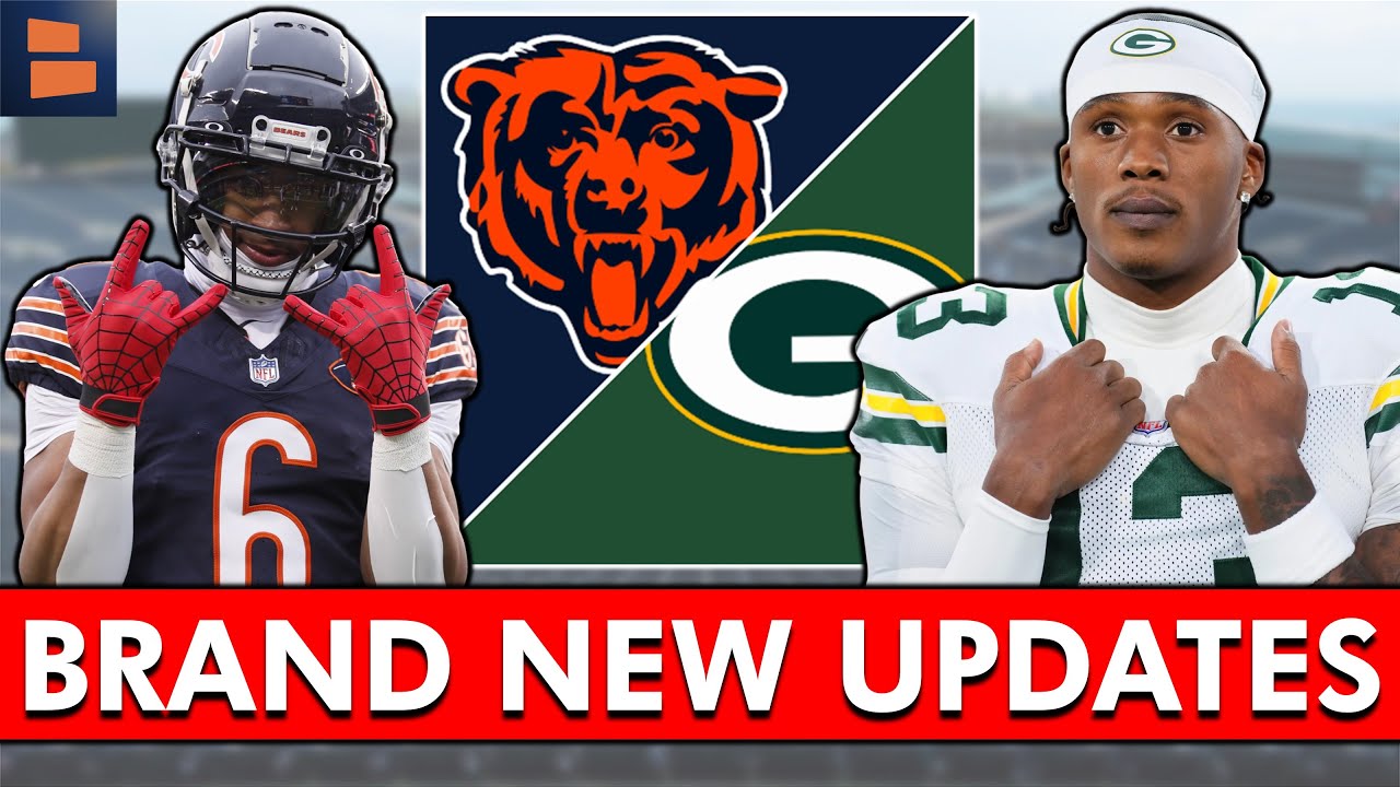 🚨BRAND NEW Bears & Packers Injury Updates + Why Pressure Is On Green Bay Tomorrow Night