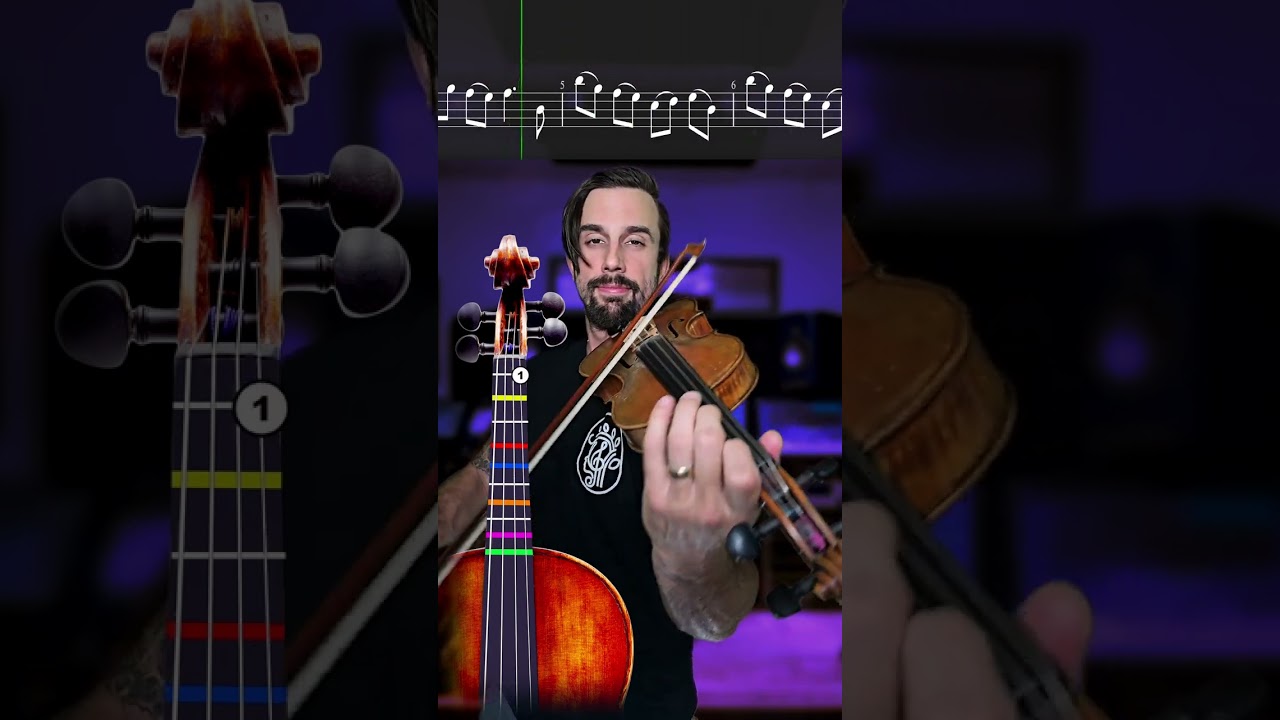 🎻 One Piece - Bink's Sake Violin Tutorial with Sheet Music and Violin Tab 🤘