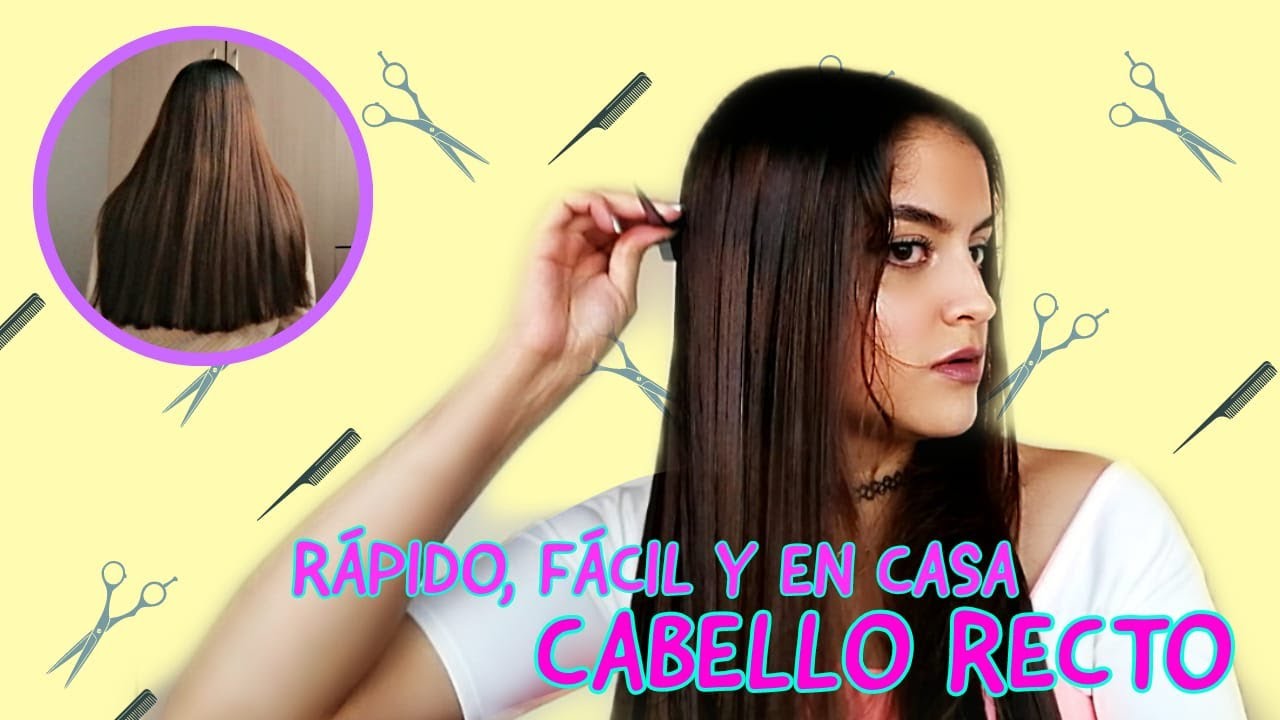 Cortar Cabello RECTO EN CASA / Elimina Horquilla y Puntas Abiertas / CÓMO CORTAR EL PELO TU MISMA