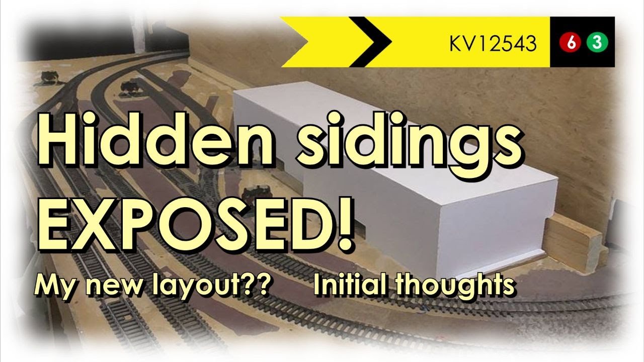 HIDDEN SIDINGS EXPOSED and adding scenery to them - initial thoughts.