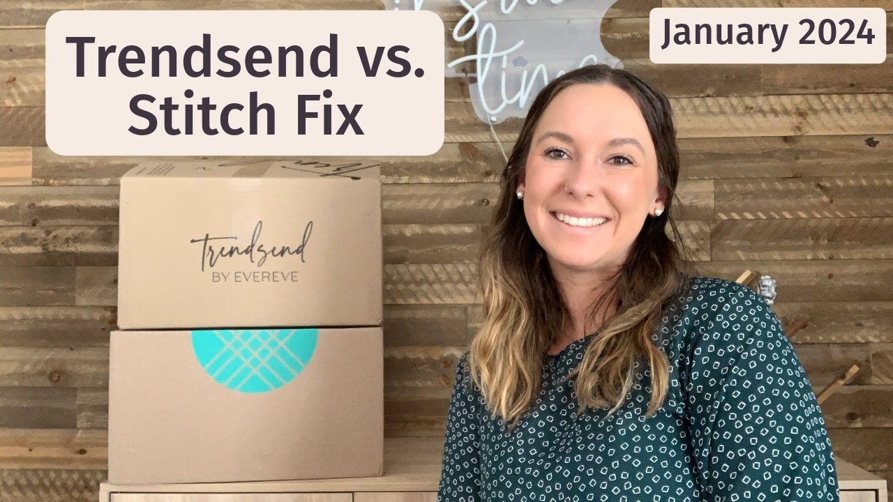 Trendsend против Stitch Fix | Сравнение подписок на одежду | Распаковка и примерка