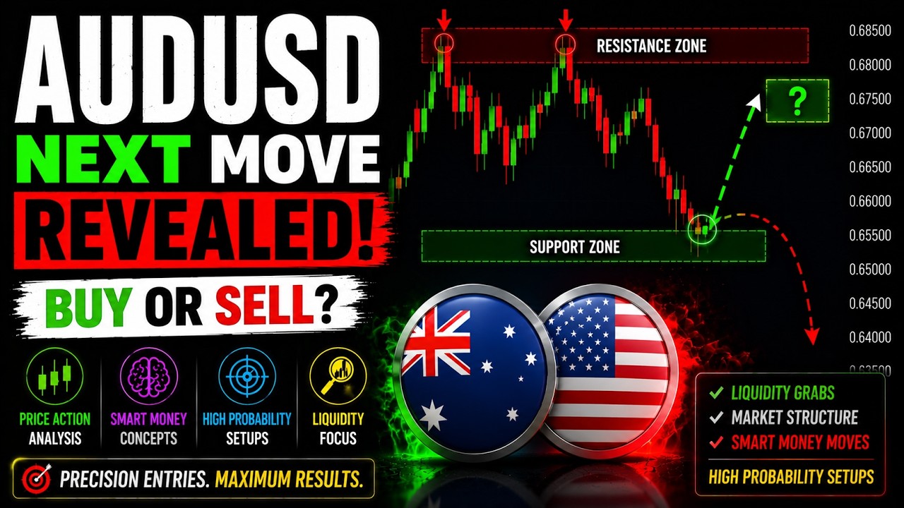AUDUSD Analysis Today: Technical and Order Flow!