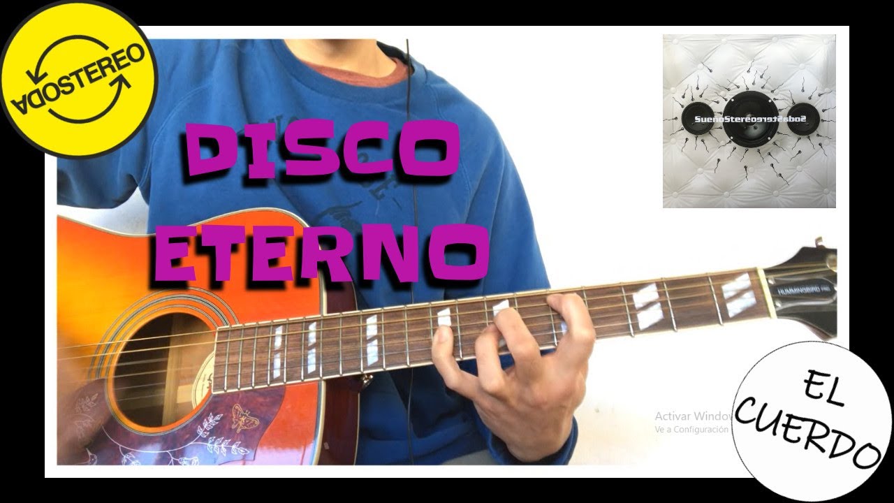 COVER/TUTORIAL DISCO ETERNO COMO TOCAR - SODA STEREO