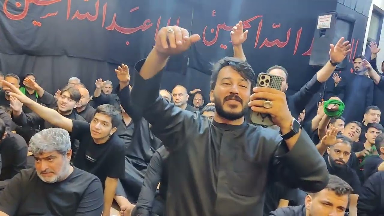 گعده للرادود كرار ابو غنيم في موكب شهداء طريق كربلاء ليلة 14 صفر 1447 هجريه