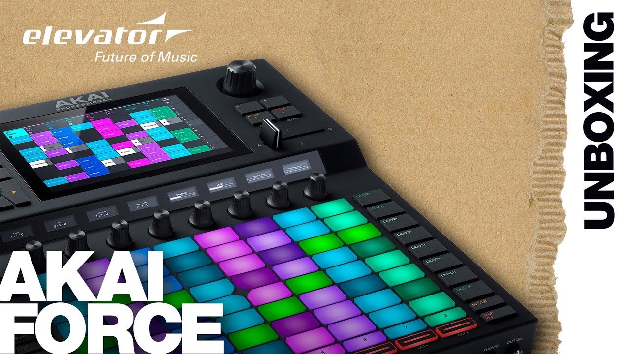 Akai Pro Force - Workstation - Unboxing