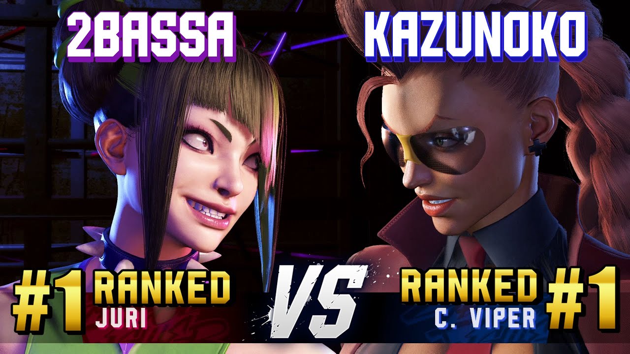 SF6 ▰ 2BASSA (#1 Ranked Juri) vs KAZUNOKO (#1 Ranked C.Viper) ▰ High Level Gameplay