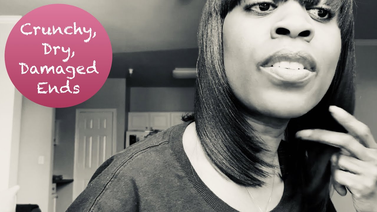 Crunchy Ends | Healthy Relaxed Hair | A Quick Diagnosis