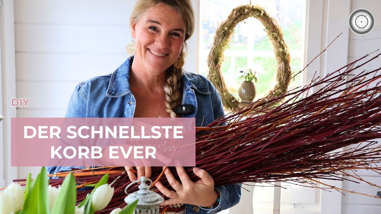 DIY - BLUMENAMPEL in 5 MINUTEN - G&Uuml;NSTIG + EWIG HALTBAR