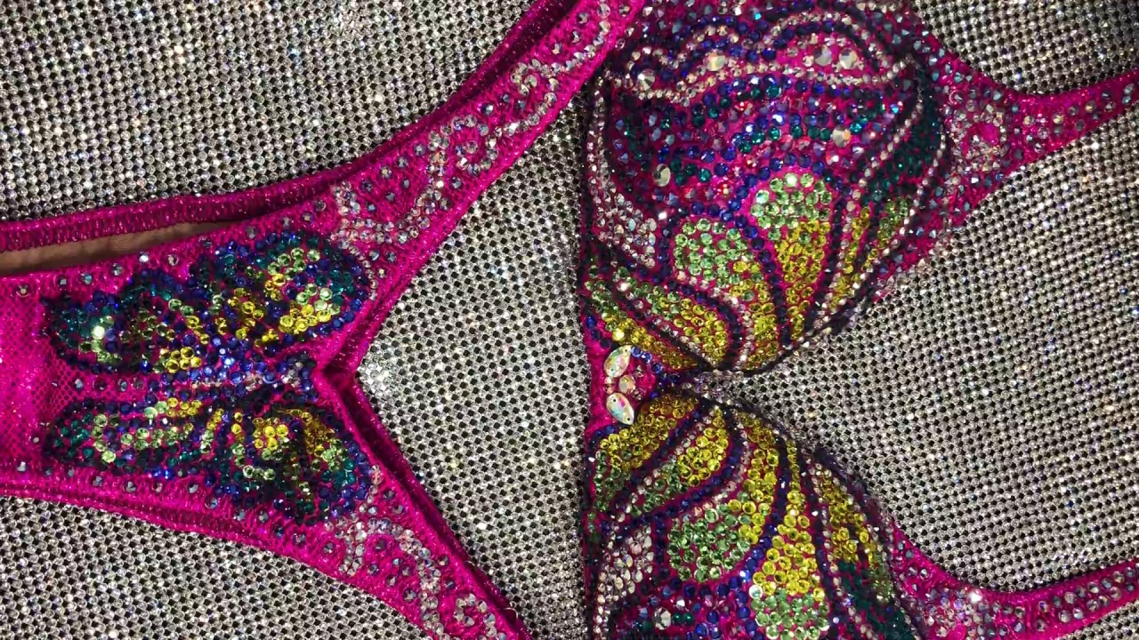 Crystal Butterfly Figure Competition Suit