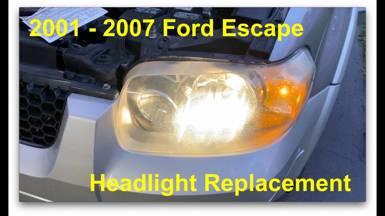 Ford Escape 2001-2007 гг. — замена фар