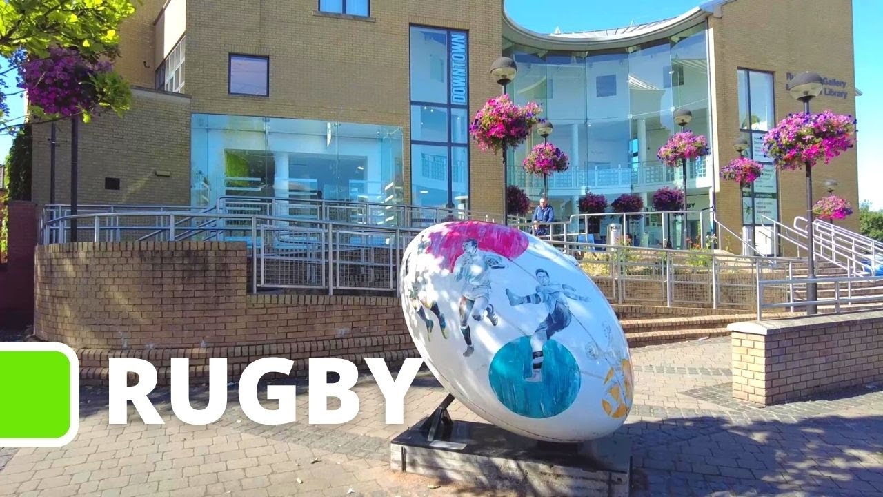 RUGBY Warwickshire | Town Centre Walk on Market Day