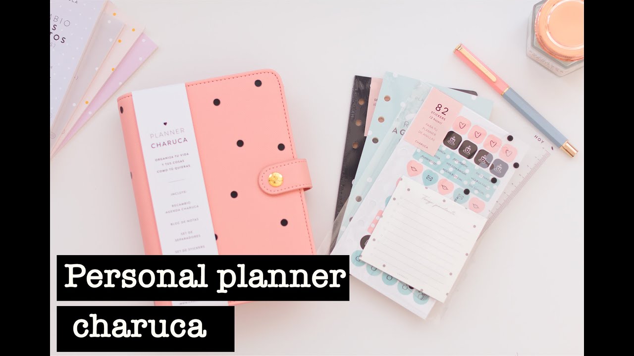 Agenda de Anillas A6 (Personal Planner) Charuca