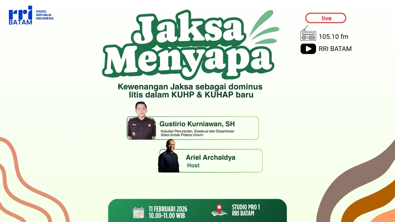JAKSA MENYAPA - KEWENANGAN JAKSA SEBAGAI DOMINUS LITIS DALAM KUHP & KUHAP BARU