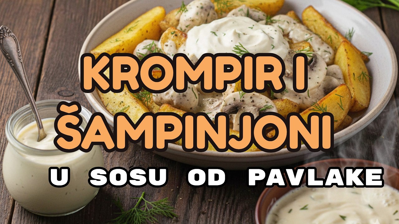 Krompir i Šampinjoni u Sosu od Pavlake