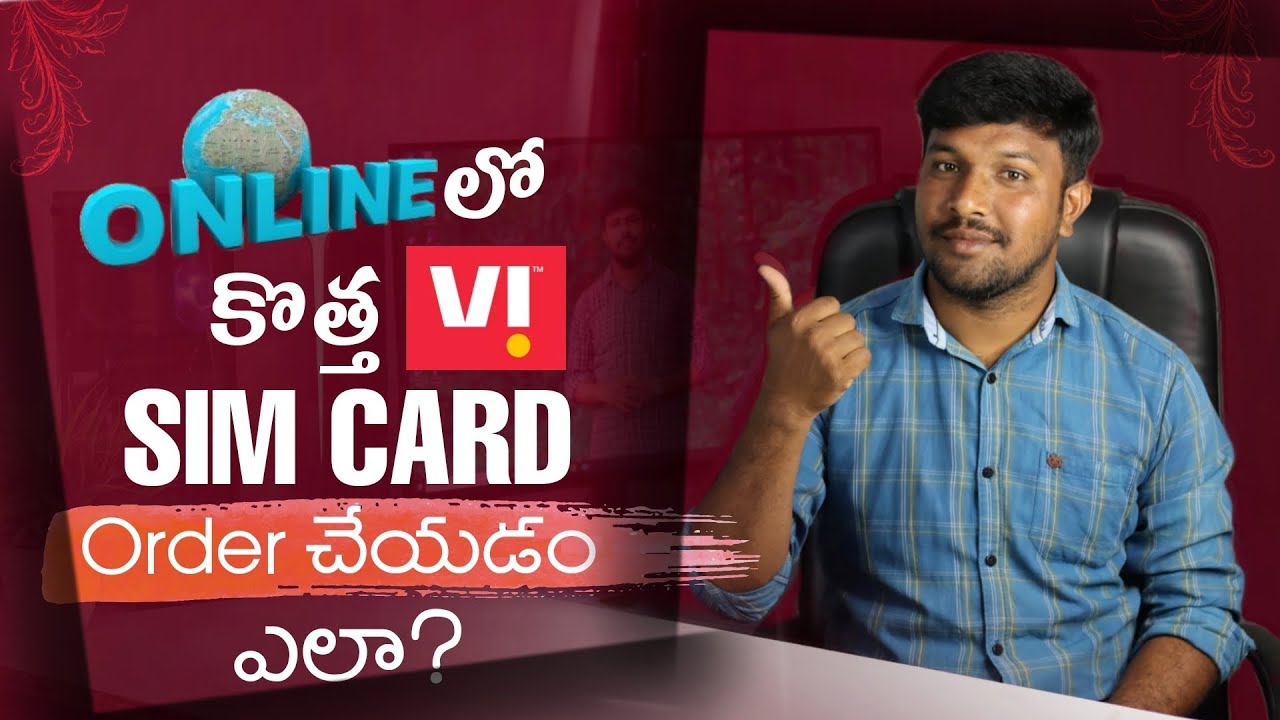 How to Order new VI Sim Online In Telugu | VI Sim Online Home Delivery In Telugu