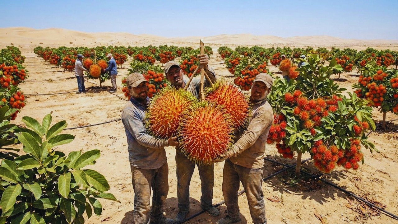Intentaron cultivar árboles de rambután en el desierto peruano ¡los resultados fueron sorprendentes!