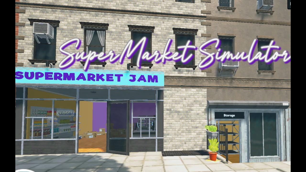 Supermarket Simulator Episode 2 - NEW EMPLOYEE AND STORAGE (Long Play No Commentary)