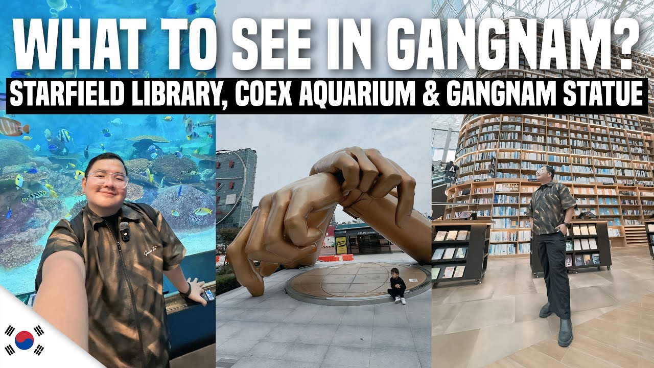 Exploring GANGNAM: Starfield Library, COEX Mall & Aquarium 🇰🇷 | Ivan de Guzman