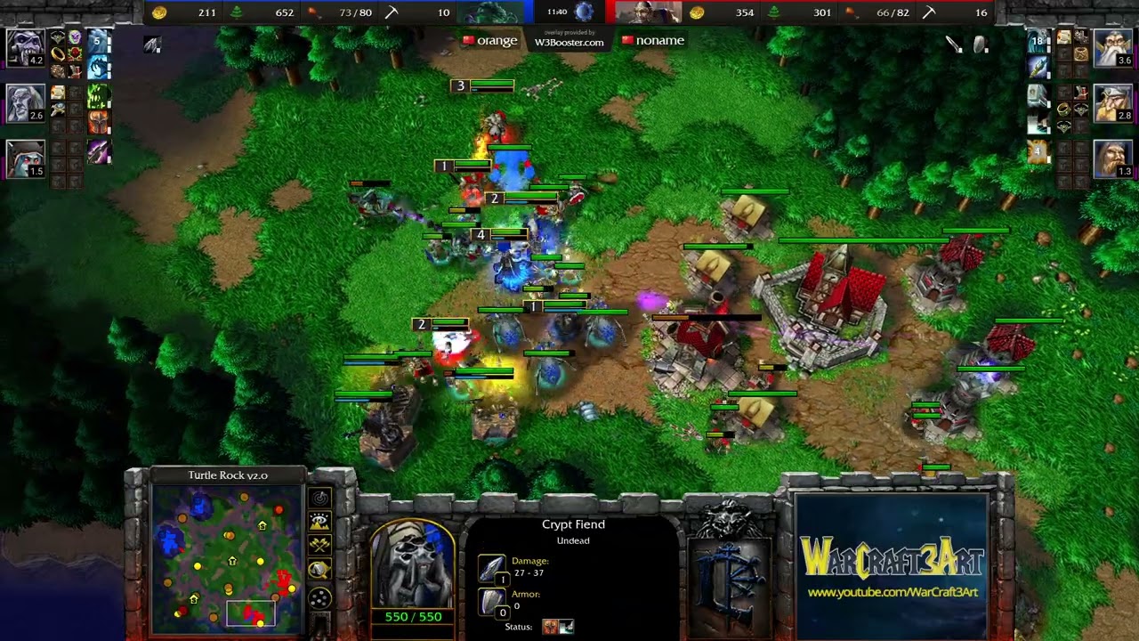 Fortitude(HU) vs eer0(UD) - Warcraft 3: Classic - RN8755