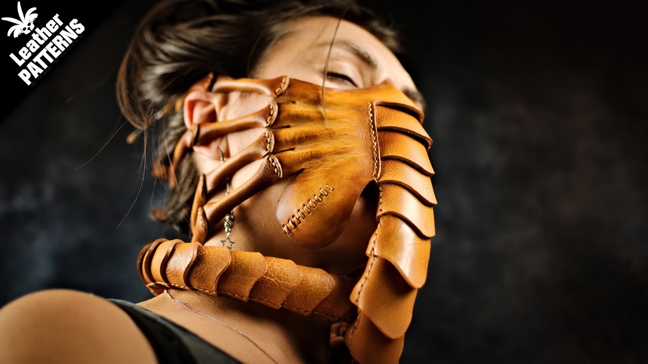 Facehugger Halloween mask tutorial