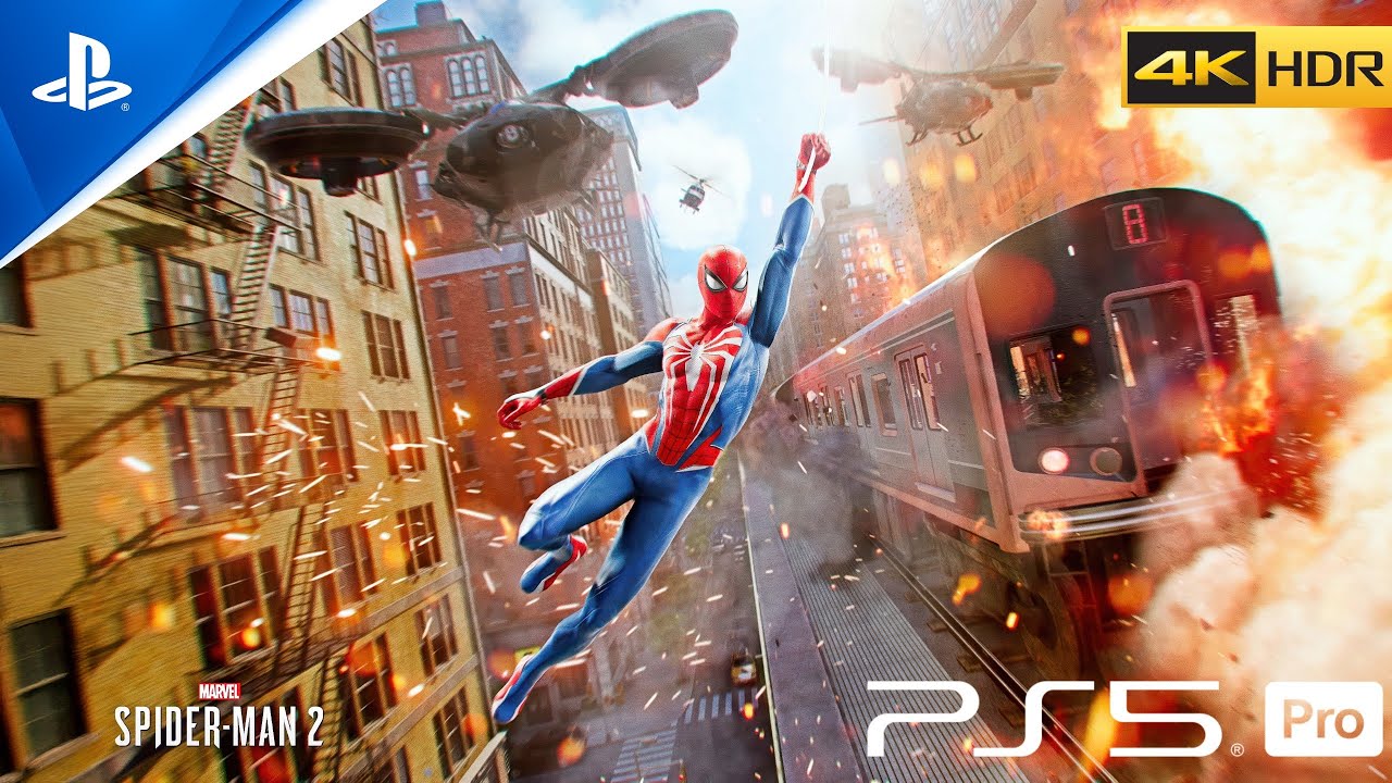 Spiderman- 2 PS5 PRO 4K HDR Immersive Gameplay