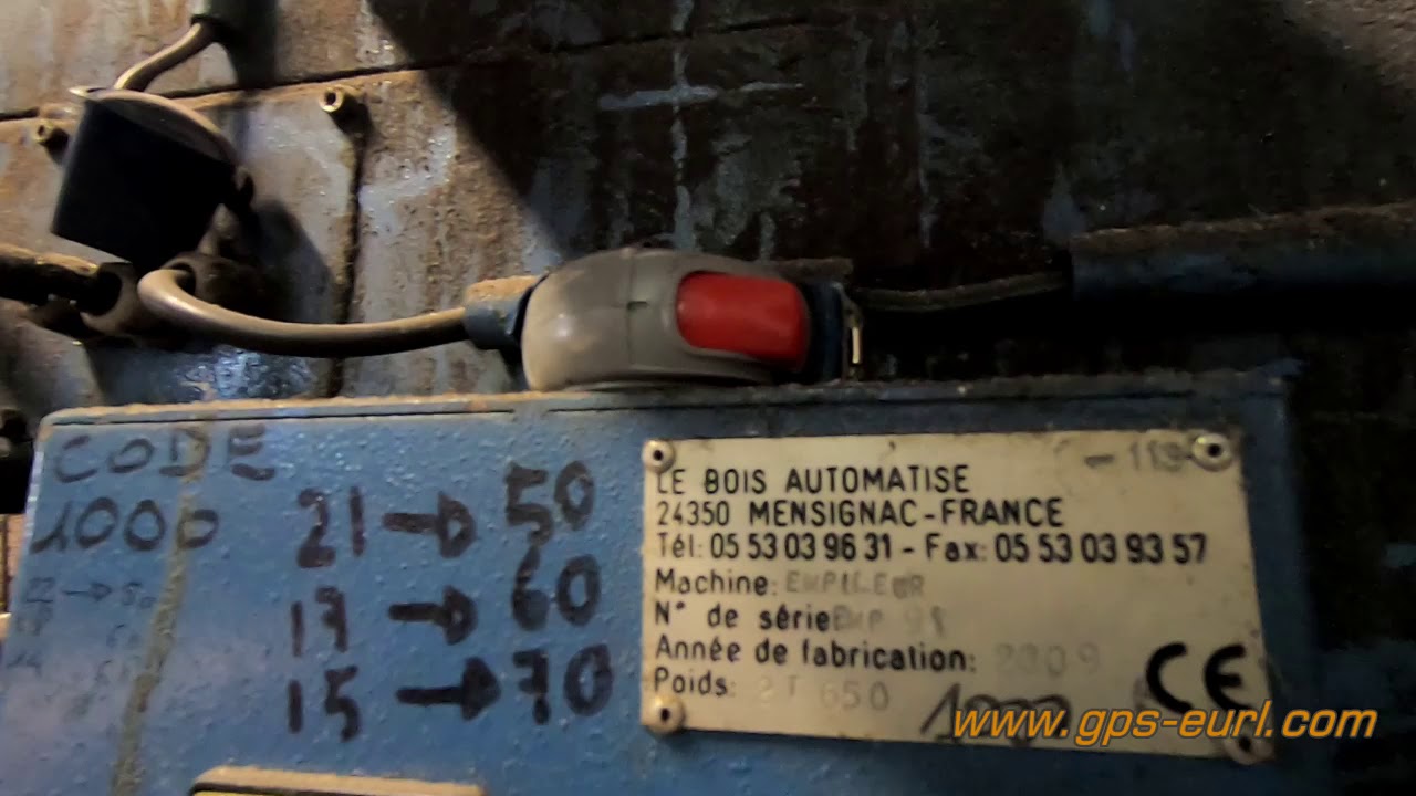EMPILEUR EMP91 BOIS AUTOMATISE  GPS EURL