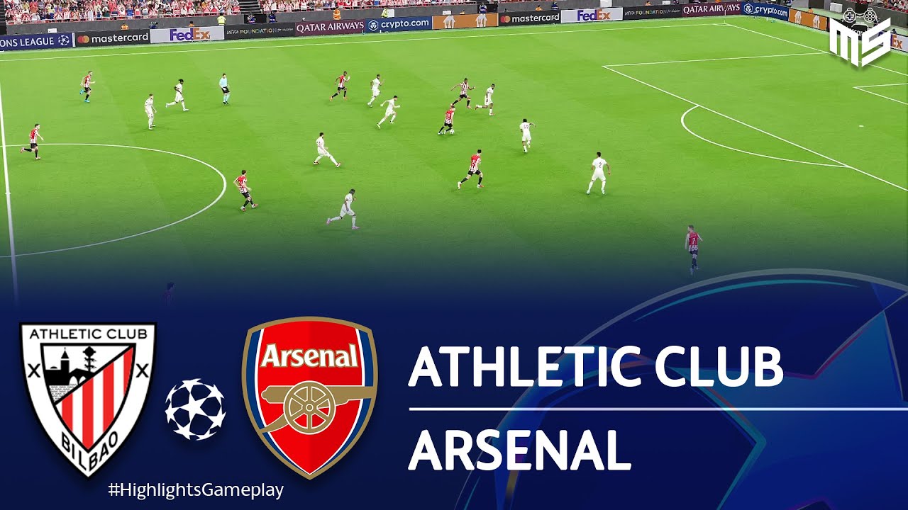 Athletic Club vs Arsenal | Highlights & Goals | 25/26 Champions League Gameplay