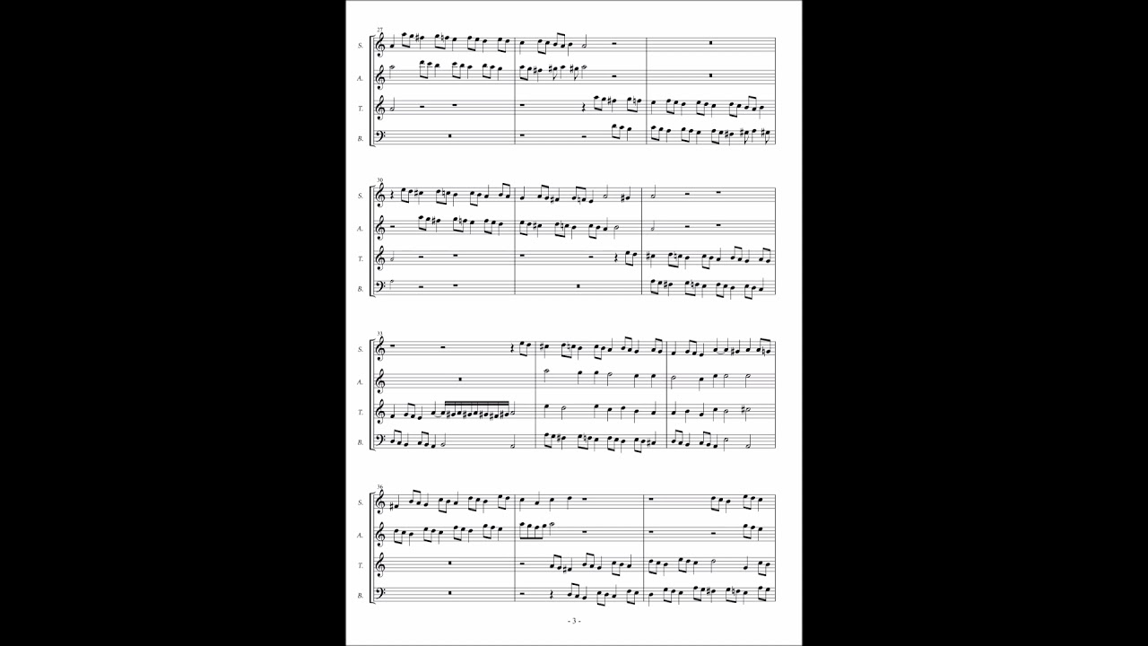 Canzoni strumentali Libro1(Torino Manuscript) No.64 Hans Leo Hassler, Canzon a.4. voc: