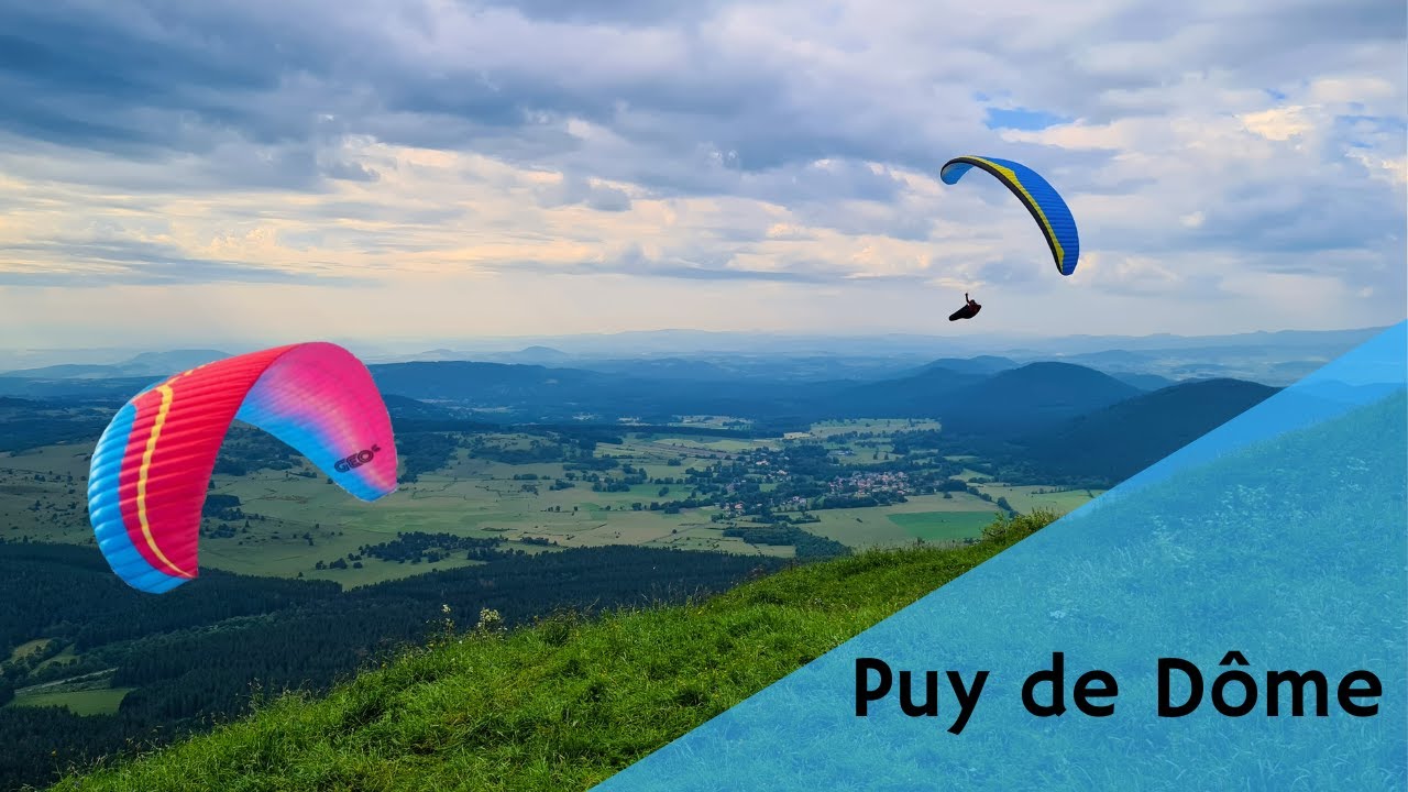 Parapente au Puy-de-Dôme