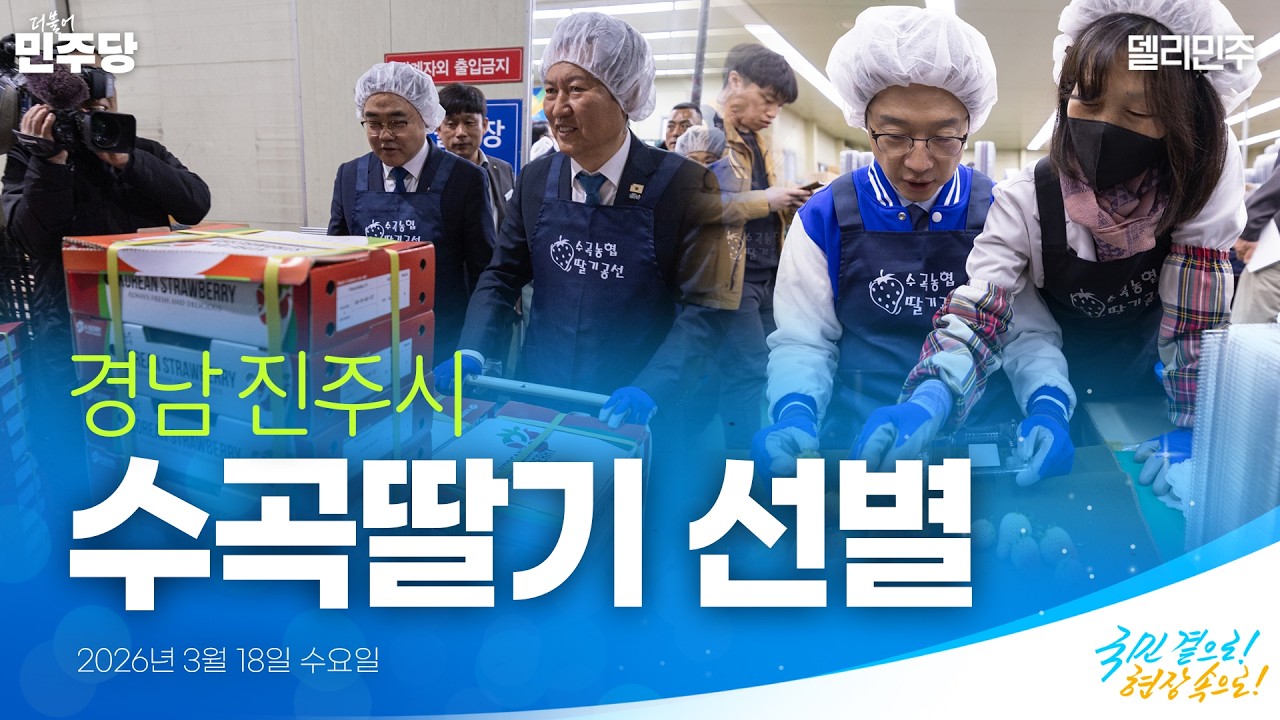경남 진주시 수곡딸기 선별 현장 체험 | 국민 곁으로! 현장 속으로!