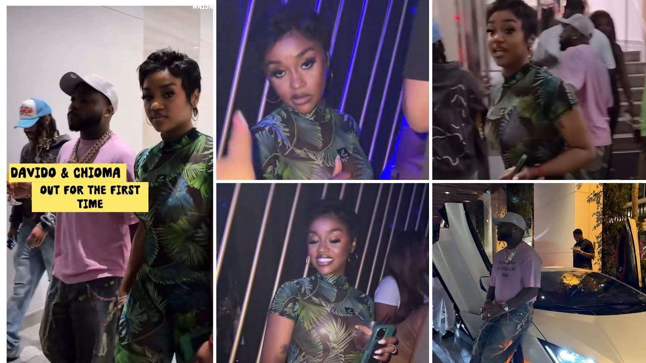 DAVIDO & CHIOMA STEP OUT FOR THE FIRST TIME AFTER LAVISH MIAMI WEDDING #chivido2025 #chiomadavido