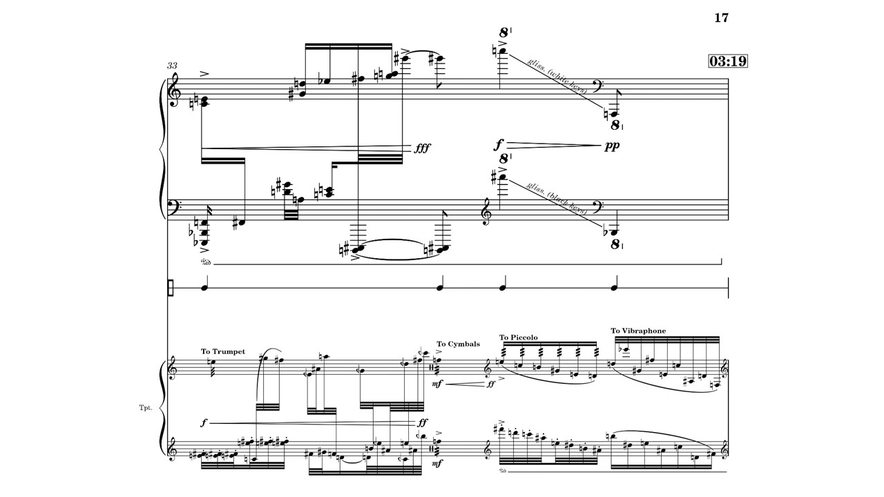 Utsyo Chakraborty: Refrain III, for piano and MIDI tape (2024)
