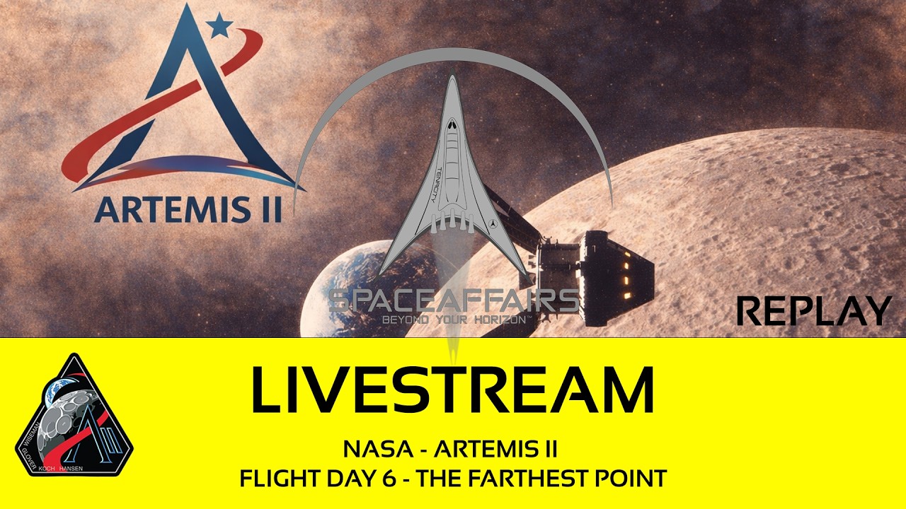 NASA - Artemis II - Orion - Integrity''s Moon Flyby -  The Farthest Point - Space Affairs Live